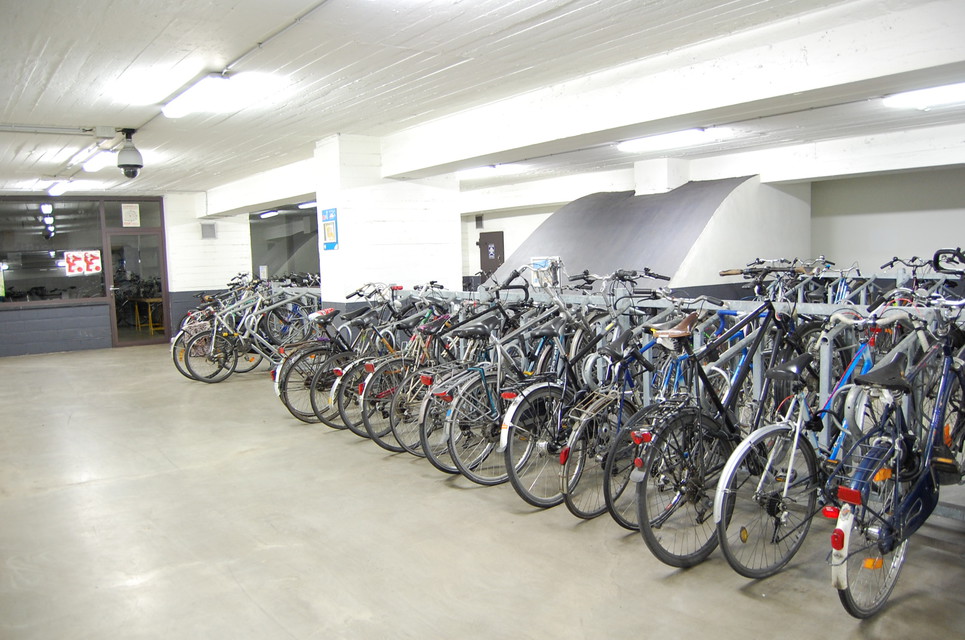 indoor bike parking