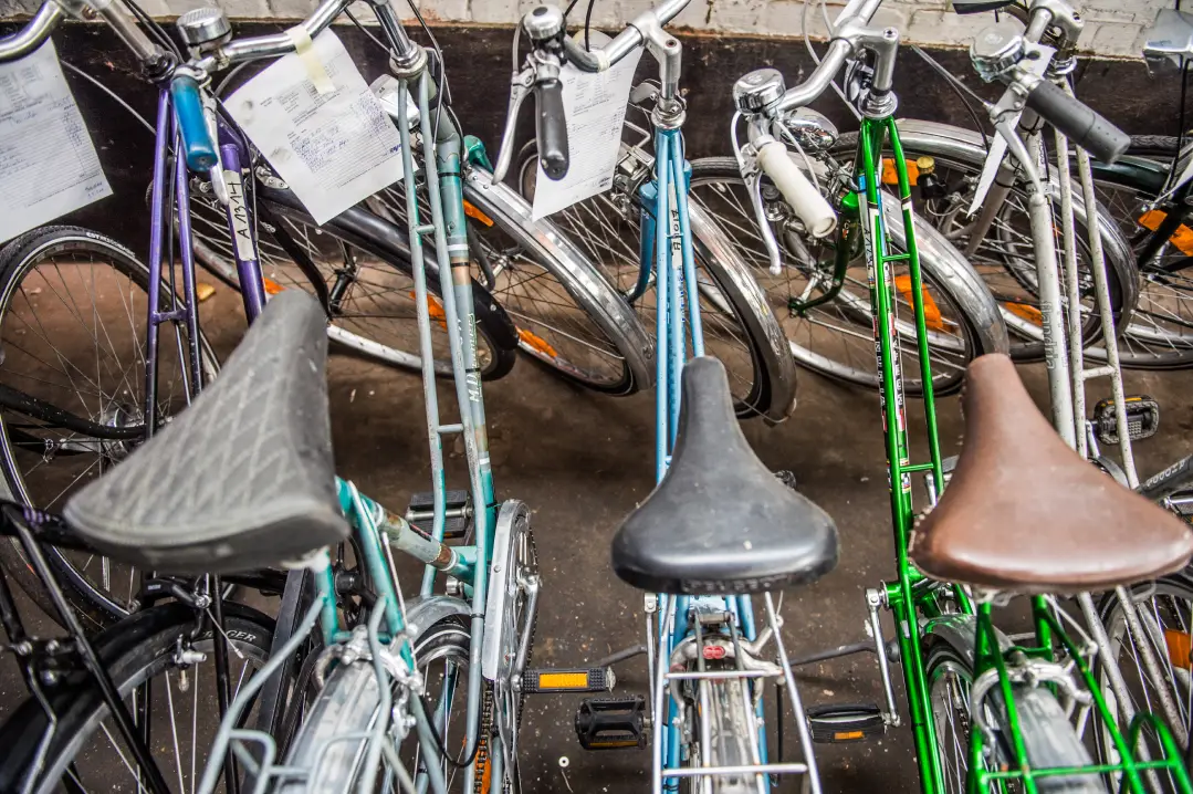 Photo de vélos en vente